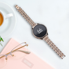 No more basic vibes. Step up your babe game with our premium Babe Bands to elevate your style.   Upgrade your Samsung Galaxy Watch with our Premium Crystal Embellished Classic Style Watch Band + Crystal Case Cover Set.  Indulge in the luxury look and feel of our Samsung Galaxy Watch band, crafted from high-quality stainless steel in.a classic style embellished with crystals for a glamorous touch.