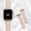 No more basic vibes. Step up your babe game with our premium Babe Bands to elevate your style.     Upgrade your Apple Watch with our Premium Stainless Steel Open Link Crystal Apple Watch Band.  Indulge in the luxury look and feel of our Apple Watch band, crafted from high-quality stainless steel open link band with faux diamond detailing for added style.