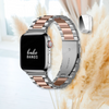 No more basic vibes. Step up your babe game with our premium Babe Bands to elevate your style.    Upgrade your Apple Watch with our Premium Classic Style Metal Band + Case Apple Watch Set.  Indulge in the luxury look and feel of our Apple Watch band, crafted from high-quality stainless steel in gorgeous classic metal band style and coordinating case. Some color options offer a beautiful contrasting color detail for added style.