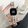 No more basic vibes. Step up your babe game with our premium Babe Bands to elevate your style.     Upgrade your Fitbit Versa or Fitbit Sense with our Premium Braided Chain Fitbit Versa/Sense Band.  Indulge in the luxury look and feel of our Fitbit band, crafted from high-quality stainless steel in an elegant chunky braided look chain style.