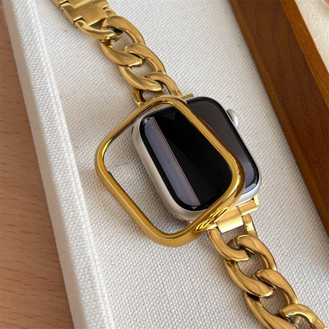 No more basic vibes. Step up your babe game with our premium Babe Bands Case to elevate your Apple Watch style.    Upgrade your Apple Watch with our Premium Classic Apple Watch Bumper Case.  Indulge in the luxury look of our Apple Watch case, crafted from high-quality durable Polycarbonate in a classic everyday style. 