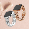 No more basic vibes. Step up your babe game with our premium Babe Bands to elevate your style.    Upgrade your Fitbit Versa or Fitbit Sense Watch with our Premium Crystal Stainless Steel Chunky Chain Fitbit Band.  Indulge in the luxury look and feel of our Fitbit Versa / Sense band, crafted from high-quality stainless steel in an elegant chunky chain style, with shining crystal embellishments. 