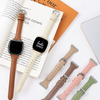 No more basic vibes. Step up your babe game with our premium Babe Bands to elevate your style.    Upgrade your Fitbit Versa or Fitbit Sense with our Premium Genuine Leather Slim Fitbit Versa/Sense Watch Band.  Indulge in the luxury look and feel of our Fitbit band, crafted from high-quality genuine leather with a stainless steel classic buckle closure.