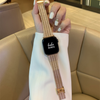 No more basic vibes. Step up your babe game with our premium Babe Bands to elevate your style.    Upgrade your Apple Watch with our Premium Slim Stainless 3 Stripe Classic Style Apple Watch Band.  Indulge in the luxury look and feel of our Apple Watch band, crafted from high-quality stainless steel in a classic watch band style with contrasting stripe detail.