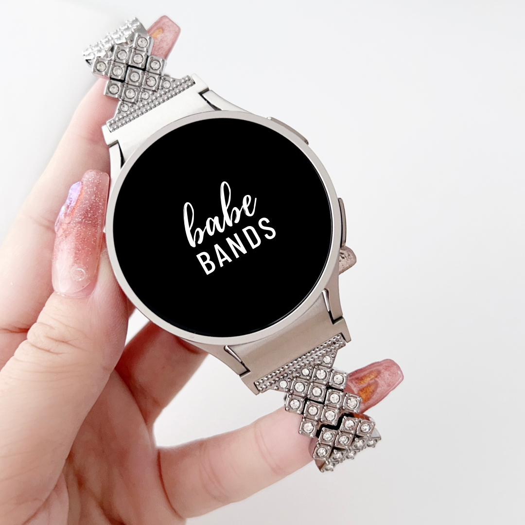 Want a seamless look from your band to your Samsung Galaxy Watch?  This little babe will connect your Babe Band to your Samsung Galaxy Watch to look like it is one continuous piece. 