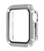 No more basic vibes. Step up your babe game with our premium Babe Bands Case to elevate your Apple Watch style.    Upgrade your Apple Watch with our Premium Double Row Rhinestone Apple Watch Case with Screen Protector.  Indulge in the luxury look of our Apple Watch case, crafted from high-quality materials including a durable Polycarbonate case, a touch sensitive scratch resistant tempered glass screen protector, and sparkling faux diamond border.