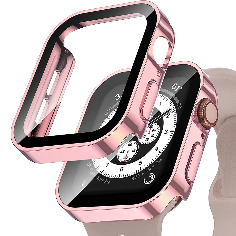 No more basic vibes. Step up your babe game with our premium Babe Bands Case to elevate your Apple Watch style.    Upgrade your Apple Watch with our Premium Single Apple Watch Case with Screen Protector.  Indulge in the luxury look of our Apple Watch case, crafted from high-quality materials including a durable Polycarbonate case with a touch sensitive scratch resistant tempered glass screen protector.