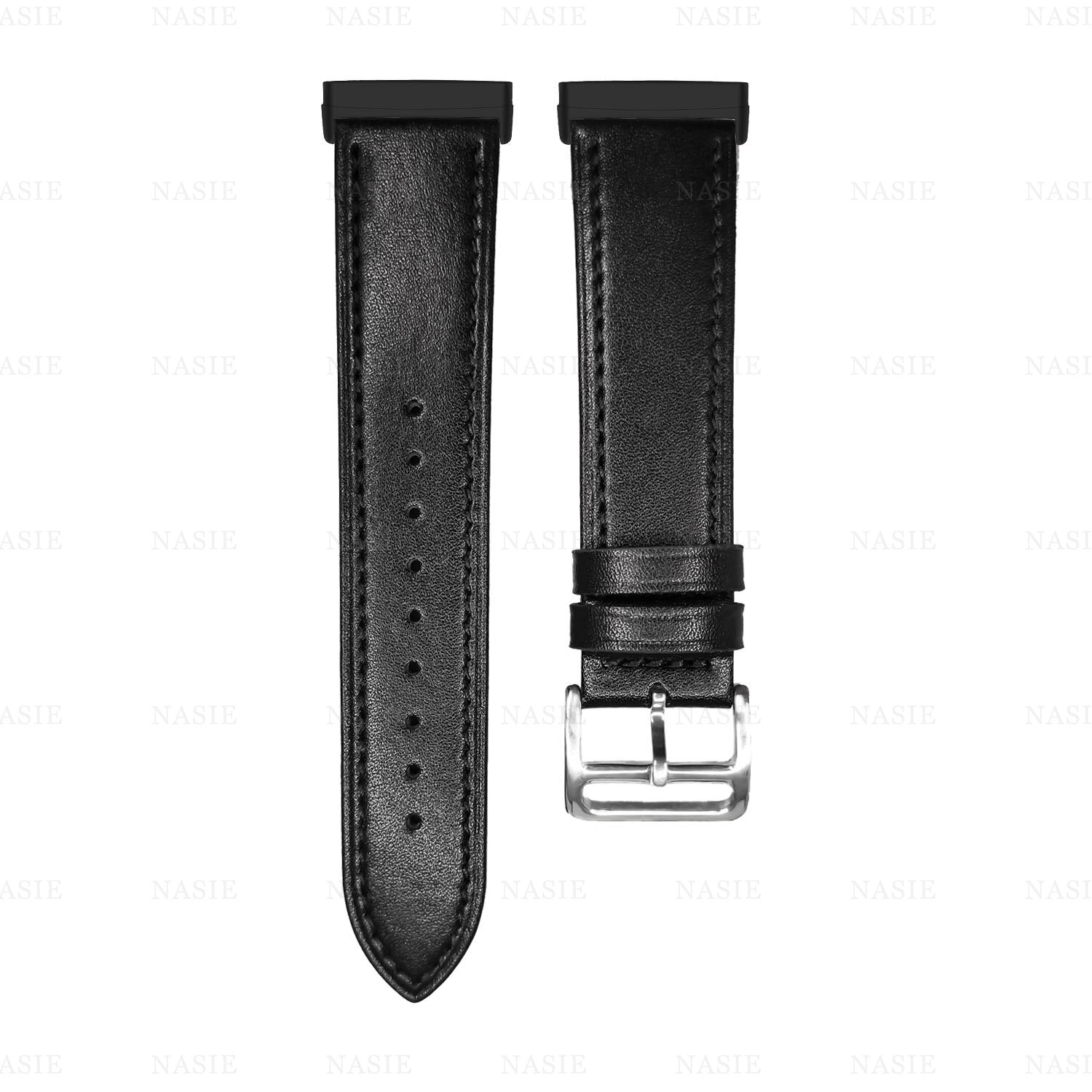 No more basic vibes. Step up your babe game with our premium Babe Bands to elevate your style.    Upgrade your Fitbit Versa or Fitbit Sense with our Premium Genuine Leather Wide Fitbit Versa/Sense Watch Band.  Indulge in the luxury look and feel of our Fitbit band, crafted from high-quality genuine leather with a stainless steel classic buckle closure.